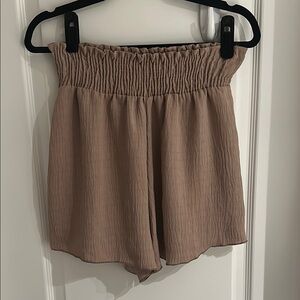 Women's Blush Pink Flowy Shorts